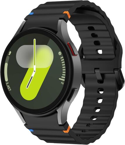 Kalanka-Galaxy Watch Bracelet De Montre En Silicone 20 Mm Pour Samsung Watch 7 40 Mm 44 Mm/5 Pro 45 Mm/6 40 Mm 44 Mm/6 Classic 43 Mm 47 Mm/4 - Bracelets De Sport