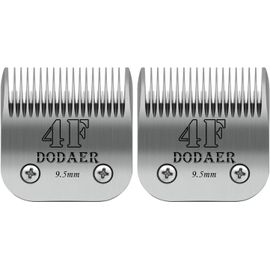 Lame De Changement De Fente De Chien,Compatible Avec Les Séries 45-50/Heiniger/Andis/Oster A5/10km Series Tondeuse Pour Chien,Taille 4f 3/8"" (9,5 Mm) Longueur De Coupe,2 Unité