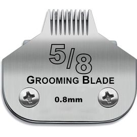 5/8 Lame De Rechange Pour Toilettage De Chiens,Compatible Avec Les Séries Heiniger/Max45/Andis/Oster A5 Tondeuse Pour Chien,Taille 5/8 1/32""(0,8mm) Longueur De Coupe
