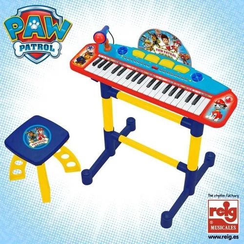 Pat Patrouille Clavier Électronique - 4 Effets De Percussion - 8 Instruments - 8 Rythmes