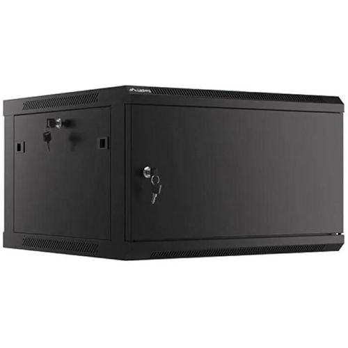 Armoire Murale Rack 19" - Lanberg - 6u/600x600 - Flat Pack - Autoensam - Noir