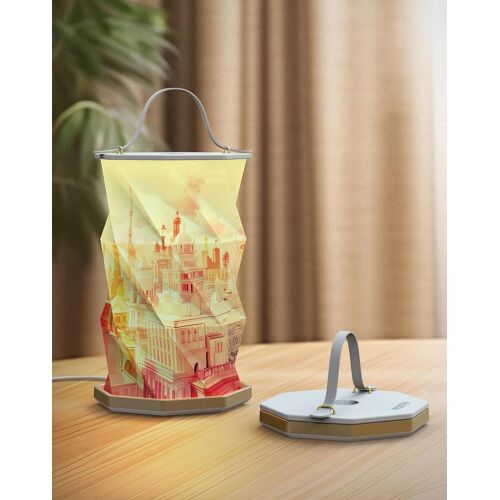 Battery Operated Lamp With Handle, Rotating Folding Table Lamp, Rechargeable Led Lights, Architectural Style Portable Light