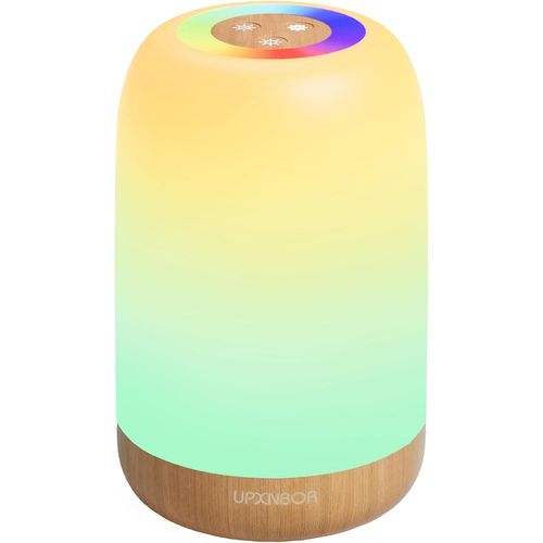 Veilleuse Led, Lampe De Chevet Tactile Avec Lumière Réglable, 256 Couleurs Rgb, 5 Niveaux De Luminosité, Minuterie, Crochet De Suspension, Rechargeable Par Usb, Lampe Portable Pour Chambre