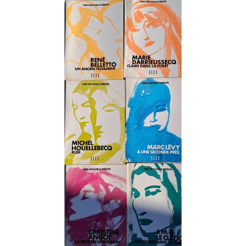 Lot De 6 Nouvelles Publiées Par Le Magazine Elle En 2000
