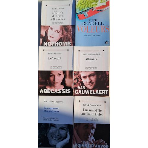 Lot De 6 Nouvelles Publiées Par Le Magazine Elle Entre 2004 Et 2006
