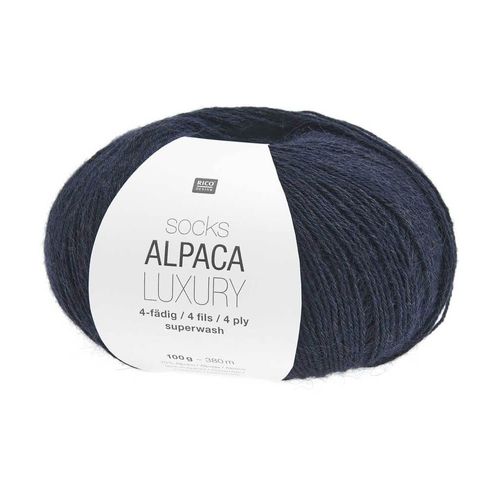 Pelote De Laine À Chaussette Socks Alpaca Luxury 4 Fils -100 Gr - Rico Design