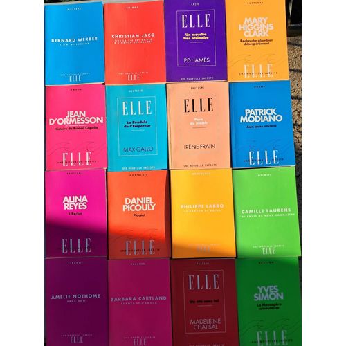 Lot De 16 Nouvelles Publiées Par Le Magazine Elle En 1997, 1998 Et 2001