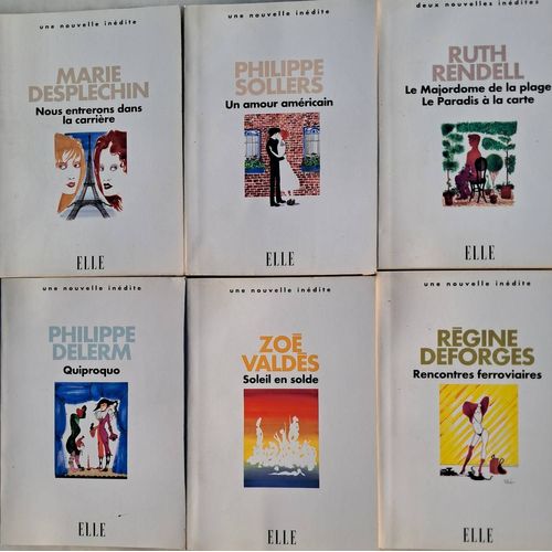 Lot De 6 Nouvelles Publiées Par Le Magazine Elle En 1999