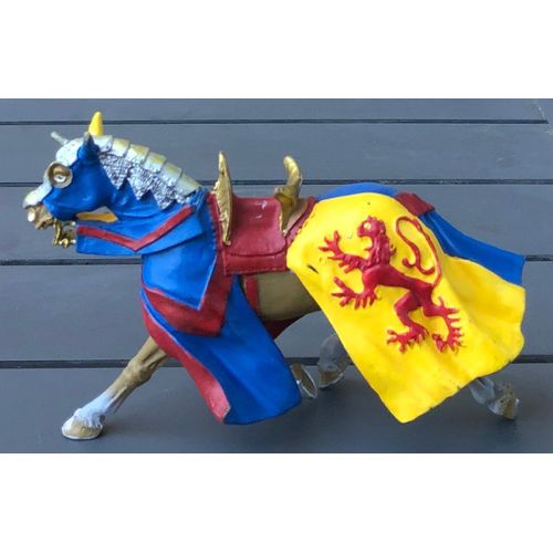 Figurine Cheval Plastoy, Chevalier, Moyen-Age, Château Fort