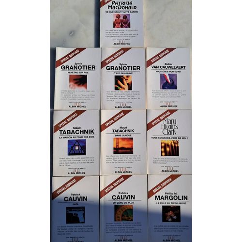 Lot De 10 Nouvelles "Spécial Suspens" Publiées Par Le Magazine Elle En 2002-2003
