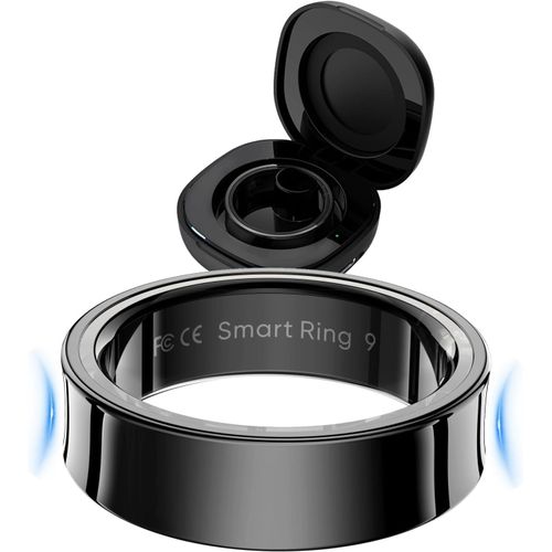 Smart Ring Bague Intelligente Pour Homme Et Femme - Podomètre - Fréquence Cardiaque - Oxygène Dans Le Sang - Suivi D'activité - Pour Le Sport, Le Temps, La Distance Et Les Calories - Compatible Avec