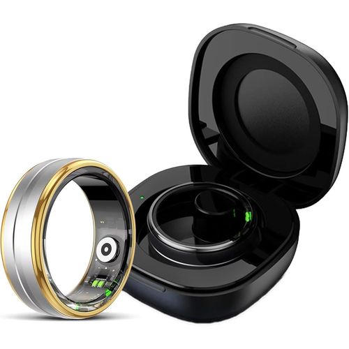 Findtime Bague Intelligente Pour Homme Et Femme - Tracker De Fitness Ip68 - Étanche - Anneau De Suivi De Fitness - Android Ios - Podomètre - Moniteur De Fréquence Cardiaque Spo2 - Suivi Du Sommeil