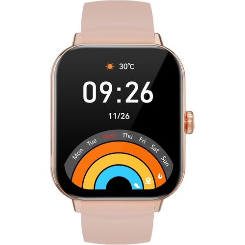 Peps 1s Montre Intelligente Hommes Femmes, 1.96'' Amoled Gps Smartwatch Avec Ai Watch Faces, Chatgpt Assistant, Bluetooth Calling, Moniteur De Santé, Étanchéité 5atm, Pour Android Ios (Or Ro[Z104]