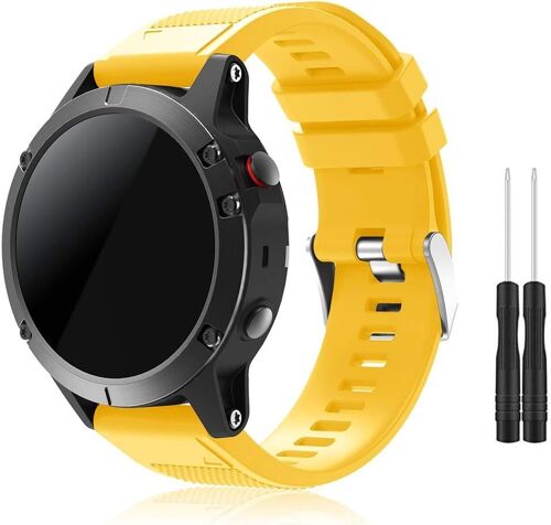 Loranka-Bracelet Fenix 5/Fenix 5 Plus, Bracelet De Montre 22mm Bande Remplacement En Silicone Pour Fenix 5/5 Plus/Fenix 6/6 Pro/Fenix 7/Fenix 7 Solar/Approach S60/Quatix 5/Forerunner 935/945/Instinct