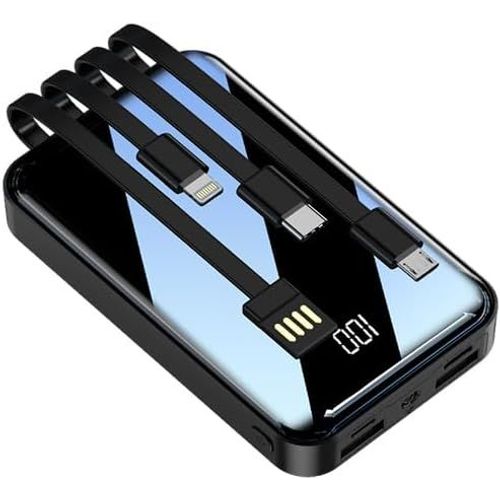 Stock Leider-Powerbanck Charge Rapide 5 000 Mah Batterie Externe Charge Rapide, Power Bank, Usb Type-C Micro Usb Batterie Portable, Powerbank Usb C Entrée & Output Avec Lphone Sansung (Rouge)