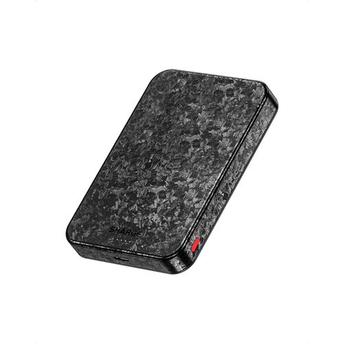 Carbonmag Batterie Externe Magsafe 10000mah Qi2 Certifiée, Power Bank Magnétique En Fibre De Carbone, Charge Rapide Pd 20w, Chargeur Sans Fil Léger Pour Iphone 16/15/14/13/12 Série