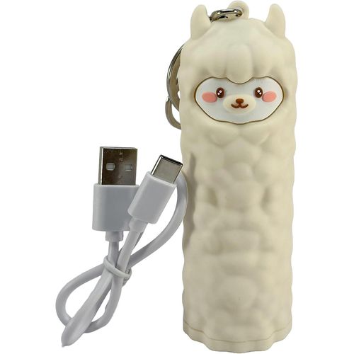 Tlp-Porte-Clés Power Bank 5000 Mah | Mini Power Bank Batterie Externe Mobile Avec Câble | 2 Sources De Charge (Usb-A, 1 Usb-C) Power Bank Cadeaux Originaux