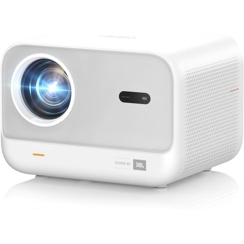 Vidéoprojecteur avec Son JBL 16W, Yaber Projecteur Video Auto Focus, Videoprojecteur Portable WiFi6 Bluetooth Courte Focale, Rétroprojecteur Extérieur Natif 1080P, HDMI/USB