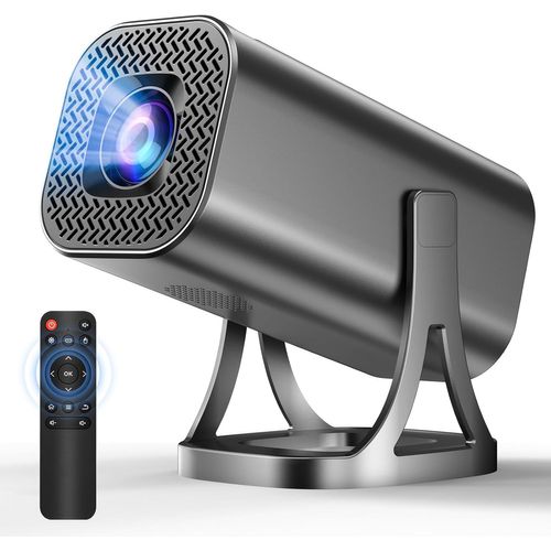 Vidéoprojecteur Mini Projecteur Portable 1080P FHD, WiFi 6 Bluetooth 5.4 Android 12, Auto Keystone Rétroprojecteur