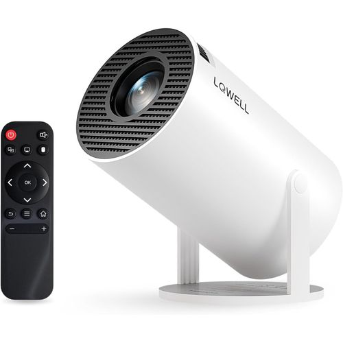 Mini projecteur HY300 Pro, Compatible 4K 1080P, avec Android 11, Wi-FI 6, Bluetooth 5.0, Compatible Airplay et Miracast, pour Android/iPhone/PC/Mac/Switch