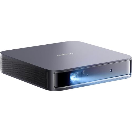 Atom Mini Videoprojecteur, Projecteur Home Cinéma avec GTV//Netflix/4k Supporte, 1200 lumens ISO,1080P Full HD, HDR10, Prêt pour Le 3D, WiFi Bluetooth, Auto Focus