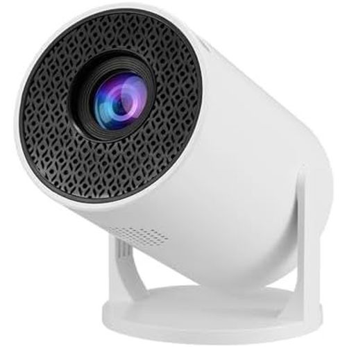 Petit Projecteur avec Wi-FI, Support 1080P, Projecteur Portable, Projecteur de Film LED Réglable à 270° avec Correction Keystone pour Téléphone Android, clé USB TV,
