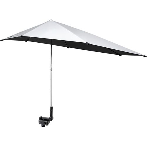 Upf 50+ Parapluie De Plage Réglable En Hauteur Parapluie De Chaise Réglable Avec Pince Universelle Pour Chaise De Plage Chariot De Golf Fauteuil Roulant Poussette Patio