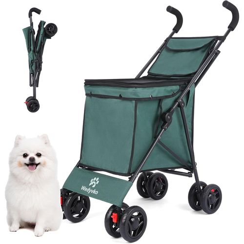 Chariot De Courses Pliable Et Robuste - Grande Capacité De 27,2 Kg - Chariot De Plage Avec Roues Tout-Terrain (B Noir)