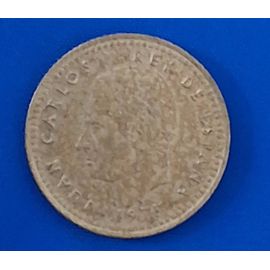 1 Peseta Espagnole 1975 Bronze Aluminium