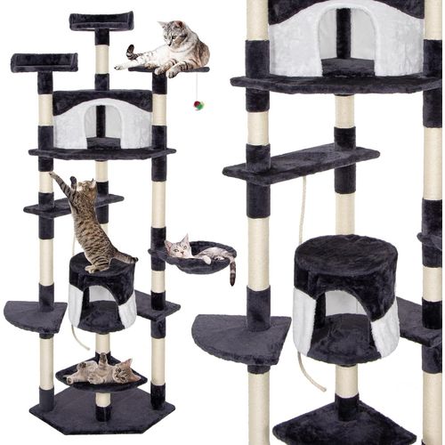Arbre ¿¿ Chat, Niche, 2 Plateformes, Souris De Jeu, 62 Cm