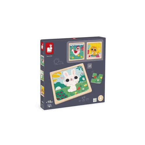 Puzzle Janod Trio 9 Pièces