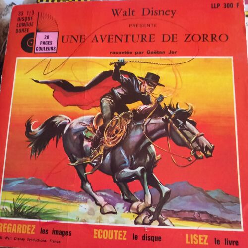 Zorro / Livret Disque Vynil 45 Rours /