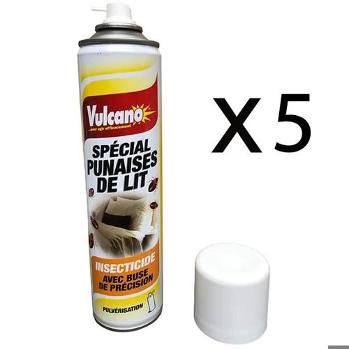 Vulcano spécial punaises de lit, 400 ml - Lot de 5