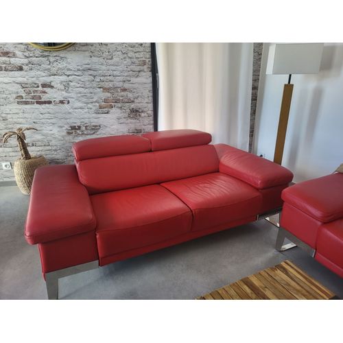 Canape Cuir 2 Places Vachette