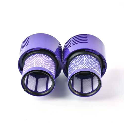 Lot de 2 filtres pour Dyson V10, filtre de rechange lavable pour Dyson V10 Absolute Cyclone Serie Animal Total Clean Aspirateur SV12 Remplacer par # DY-969082-01