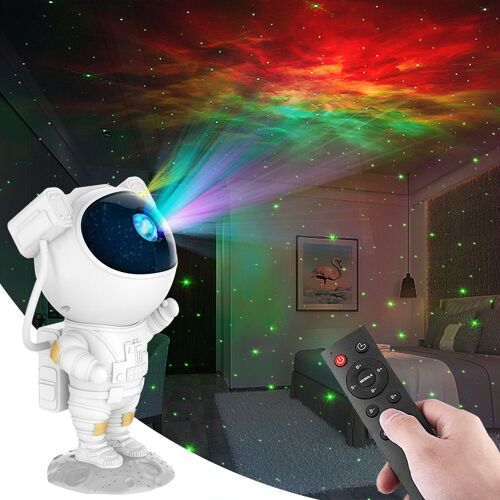 Projecteur d'étoiles, projecteur d'étoiles, projecteur d'ondes marines, lumière d'ambiance romantique, rotation à 360°, convient pour les fêtes