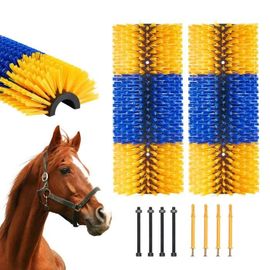 Brosse À Gratter Pour Bétail Cheval Anti-Démangeaisons-Vevor-43,5 X 19 Cm-Lot De 2-Avec 4 Vis-Soulager Démangeaisons Du Dos