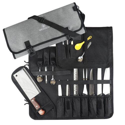 Couteau De Cuisine Kit D'outils De Stockage Multifonctionnel Sac De Transport