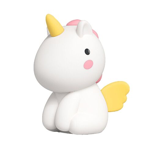Veilleuse Licorne Pour Chambre De Filles, Double Veilleuse Colorée Mignonne Pour Enfants, Bébés Tout-Petits, Lampe Licorne Rechargeable À Led Et Silicone, Cadeaux De Licornes Pour Filles, Décoration D
