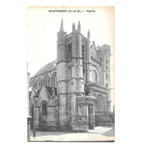 Carte Postale Montereau (77) - Eglise [Non Circulée]