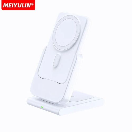 Banque D'alimentation Magnétique Pour Apple Iwatch, Support De Charge Rapide Sans Fil, Batterie Externe, Iphone 15, Samsung, Xiaomi, 10000mah, 15w