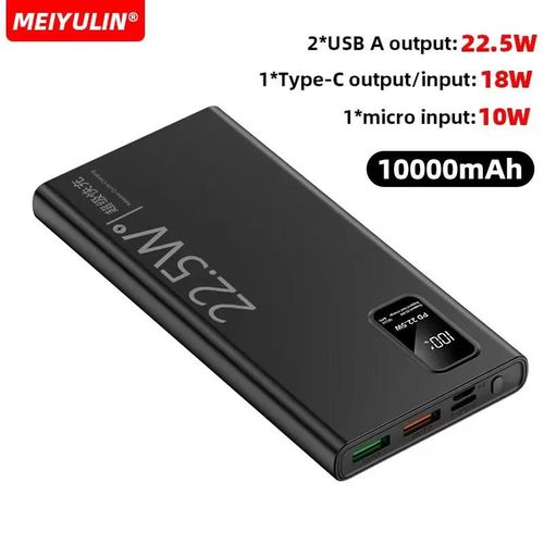 Batterie Externe Portable Usb C, Grande Capacité 50000mah, 20000mah, Charge Rapide, Batterie De Rechange Externe Mobile Pour Iphone Samsung Xiaomi
