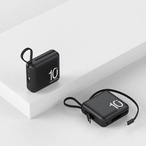 Mini Batterie Externe Portable 10000mah, Petit Chargeur Rapide 5000mah Avec Câble, Batterie De Rechange Externe Pour Iphone Samsung