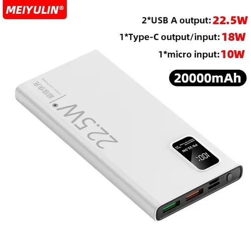 Batterie Externe Portable Usb C, Grande Capacité 50000mah, 20000mah, Charge Rapide, Batterie De Rechange Externe Mobile Pour Iphone Samsung Xiaomi