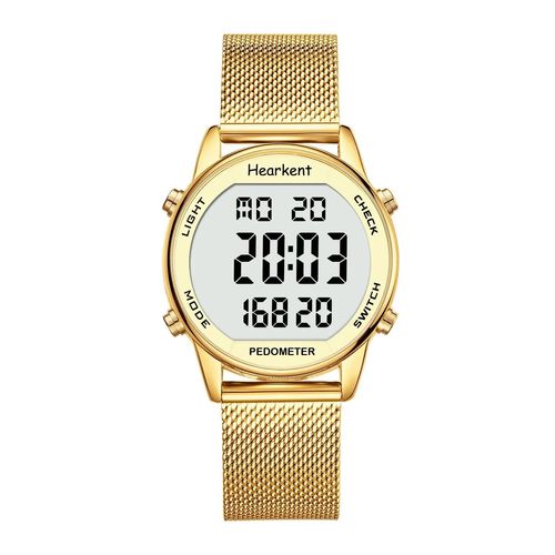 Hearkent-Montre Numérique De Dehors Pour Femme, Podomètre, Compteur De Pas, Calrespiration, Miles, Tracker, Étanche, 30m, Pour La Marche Et La Course