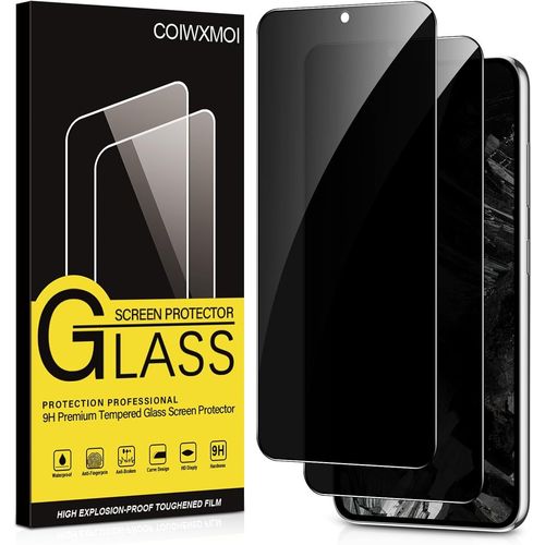 CAUC-Verre Trempé pour Google Pixel 8a Anti Espion Vitre Protection Ecran Anti-Espion Film Protecteur Écran Dureté 9H Anti-Rayures Haute définition Sans Bulles Anti-Spy Confidentialité