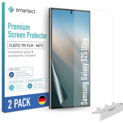 Tpu Protecteur D'Écran [2 Pièces, Matte] Pour Samsung Galaxy S25 Ultra, Couvre Tout L'Écran, Installation Sans Bulles, Protection Anti-Traces De Doigts