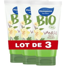 Gel Douche Bio Vanille & Figue (Lot De 3x200ml) 
