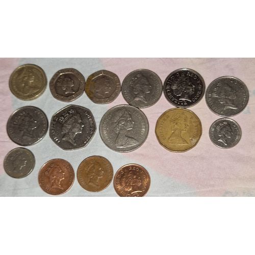 Pièces De Monnaie Élizabeth 2,