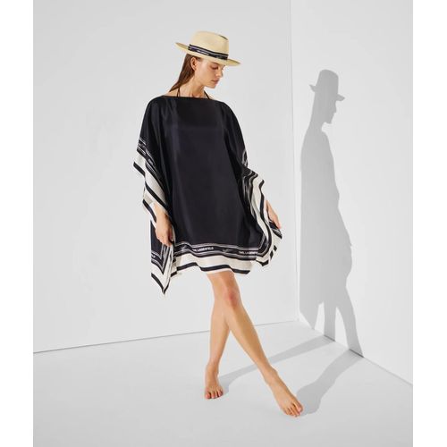 Karl Lagerfeld - Tunique En Soie Kl X Borsalino, Woman, Black, Size: One Size